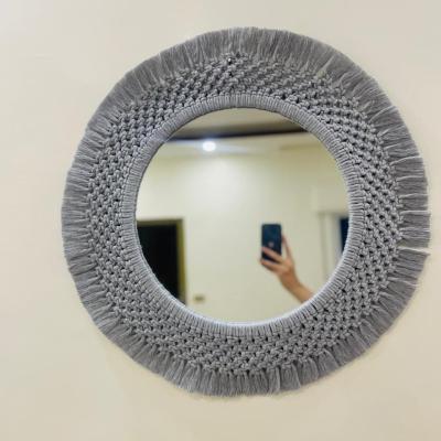 Decor Mirror For Walls With Crochet Frame (Price Depends On Size)