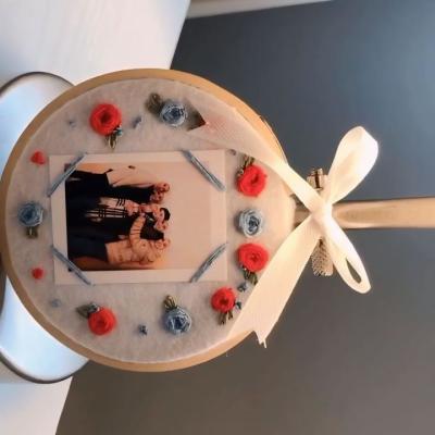 A Customised Wooden Circle Hoop With Customised name (Price depends on size) (send the photo on what app among with order number)