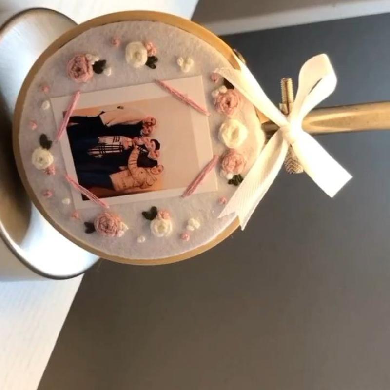 A Customised Wooden Circle Hoop With Customised name (Price depends on size) (send the photo on what app among with order number)