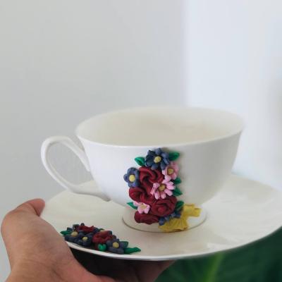 A cup with plate