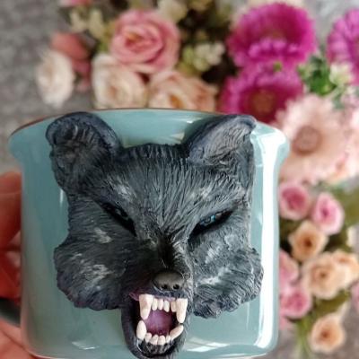 A Cup With Wolf Shape